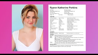 Ryann Katherine Perkins - Musical Theatre Reel