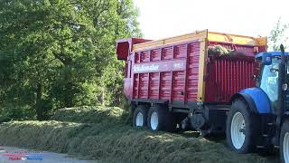 Grass silage + Pitwork | New Holland T7030 + Schuitemaker | Gras Rapen 2022 | Ten Voorde, Terwolde