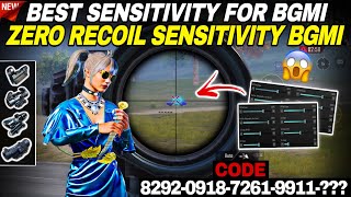 BEST🔥SENSITIVITY FOR BGMI | ZERO RECOIL SENSITIVITY BGMI/PUBG | ZERO RECOIL SENSITIVITY CODE TODAY