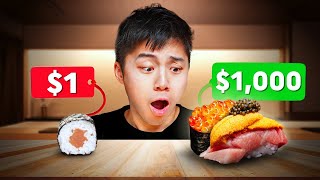 $1 vs $1000 Sushi