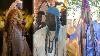 STANDING OVATION AS OONI OF IFE ENTER OLOJO GRAND PARTY.