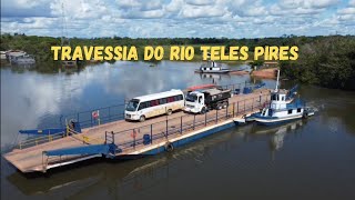 Imagem de drone do Rio Teles Pires no Mato Grosso