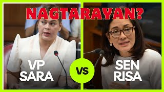 Breaking News!!! VP SARA DUTERTE AT SEN RISA HONTIVEROS NAGKATARAYAN?