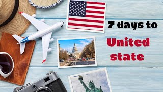 A 7 days trip to united states 🇺🇸| best places in united states