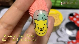 Winnie The Pooh Nail Art Tutorial | By Nails Queen ID