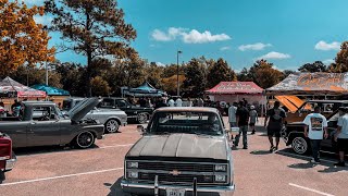 Countless Classics🤯C10 “Big Blue” custom build interview at Trucksandcoffeehoutx 6yr Anniversary 🔥