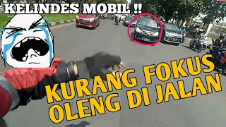 Pengendara Ceroboh, masuk jalur Cepat Malah Begini !! #MotovlogSunda