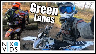 Green Lanes Mega Punch Bowl Loop! PART 2: Swimming in Grumpy Walkers (Husky, Ktm, and Gas Gas)