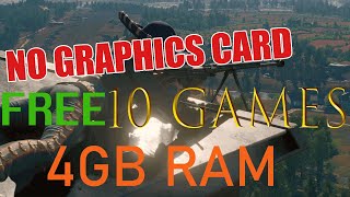 Top 10 FREE Games for Intel i3 4Gb ram No Graphics Card or better | 2021 | LINKS INCLUDED