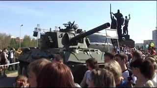 Пермь 9 Мая 2011  День Победы  Военная Техника Фейерверк