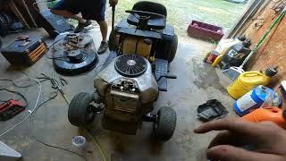 This old Yard Machines lawn mower won't GO!