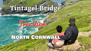 Tintagel Free View from Glebe Cliff - Stunning Coastal Walk North Cornwall #tintagel #cornwall