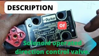 Solenoide operated direction control valve.