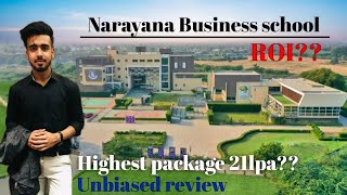 Narayana business school review | Highest package | Avg package | campus|