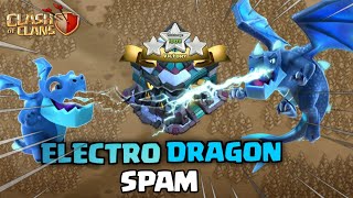 Th13 Electro Dragon Attack Strategy | Th13 Spam Attack Strategy | Clash Of Clans.