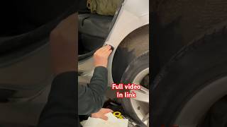 Getting the line back on the wheel arch