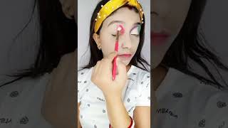 Pried Eye Makeup Tutorial 🌈 #shorts #youtubeshorts #viral #beautytv