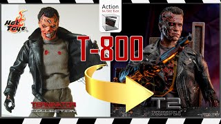 Hot Toys Arnold Schwarzenegger Terminatior T800 Timeline: 2005-2024.