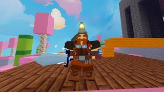 Using miner But on(all in the same kit gamemode)Roblox Bedwars...