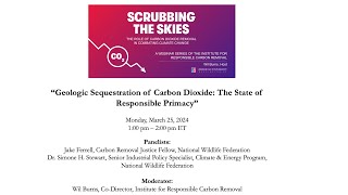 Geologic Sequestration of Carbon Dioxide: The State of Responsible Primacy