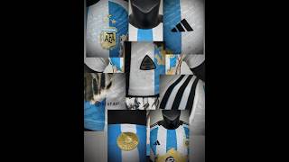 ARGENTINA 2023/24 MESSI CHAMPION EDITION PLAYER VERSION JERSEY#soccer #footballshirts #messi