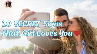 ✨10 SECRET Signs that Girl Loves You |How to Tell if a Girl Likes You 10 Clear Signs #phsycology