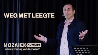 Weg met leegte | Mozaiek020 Ontmoet