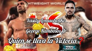 Predicción:Vasily Lomachenko vs George Kambosos Jr🥊❗️ Quien se lleva la Victoria❓️