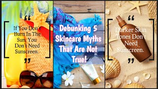 5 Skincare Myths That Are Not True! #shorts