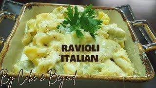 محتارة أش توجدي للعشاء جبت لك وصفة سهلة لذيذة بزاف وسريعة التحضير Ravioli Italian#