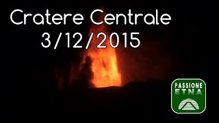 Etna - Parossismo Voragine (3/12/2015)