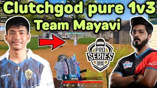 Clutchgod pure 1v3 team Mayavi in Bmps 🔥 4v4 Painan dropclash 🔥