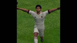 DIEGO MARADONA Scores Last minute | Maradona Legend | PES 2021Mobile | #Shorts #Maradona #Pes