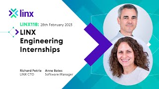 LINX118: LINX Engineering Internships (Richard Petrie & Anne Bates)