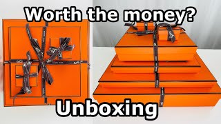 Hermes unboxing! Luxurious timeless items~! worth the money?