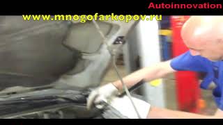 Амортизатор (упор) капота на Mitsubishi Pajero 02-04 (обзор, установка)