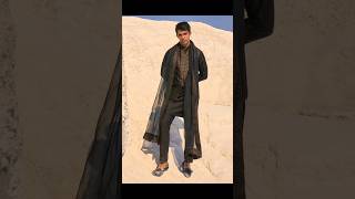 Top Trendy Men's Black Dress Designs 2024||Black SaIwar Kameez Ideas For Gents||#shortsvideo#shorts