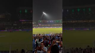 Light and sound show at Eden Gardens in World Cup! #wc2023 #worldcup2023 #indvssa #shorts #trending