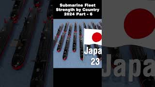 Submarine Fleet Strength by Country 2024 | Submarine #Part-6