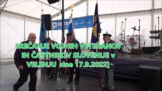 SREČANJE VOJNIH VETERANOV IN ČASTNIKOV V VELENJU dne 17 9 2022