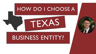 Texas Business Entities 101 #businessentity