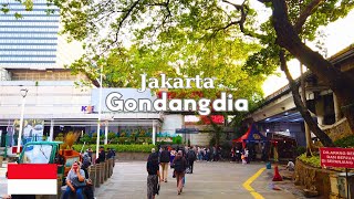 Indonesia Walking Tour Jakarta from Gondangdia Train Station to Menteng Cikini Gondangdia Street