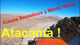 Excursión al desierto de Atacama: Cuesta Remolinos y la mina Manto Verde.