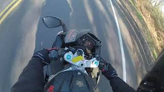 2015 Aprilia RSV4 factory walk around test ride