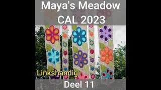 Mike's Creatieve Wereld | Maya's Meadow Cal | Deel 11 LINKSHANDIG Kleine motieven verbinden