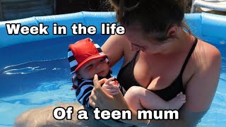 Baby’s First Time In The Pool & MORE...Week in the life| TEEN MUM VLOGS