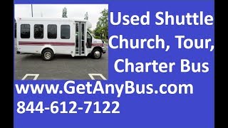 Used MFSAB Buses For Sale | Call 844-612-7122 | 2008 Ford E350 Non-CDL Shuttle Bus