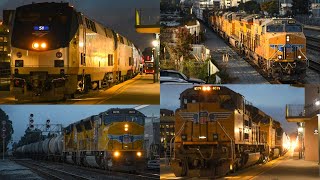 TRAIN BUNCHING | 2 UP Motors on Amtrak 5 (1st of 2) & More in Emeryville