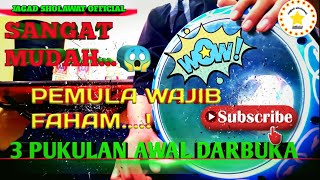 Tutorial pukulan Darbuka sebelum masuk ke lagu