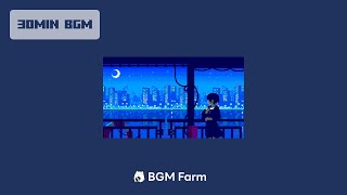 [FREE BGM] ‘At Night’ / Chill Relaxing Cozy Sound Cute Music For Study/Sleep/Just Chatting 30M